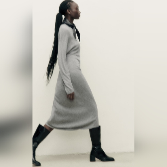 ZARA Wool Blend dress - Picture 5 of 7